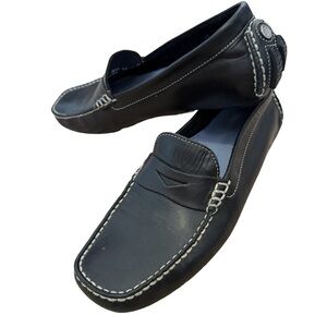 Cole Haan Black Leather Loafers Womens 7.5